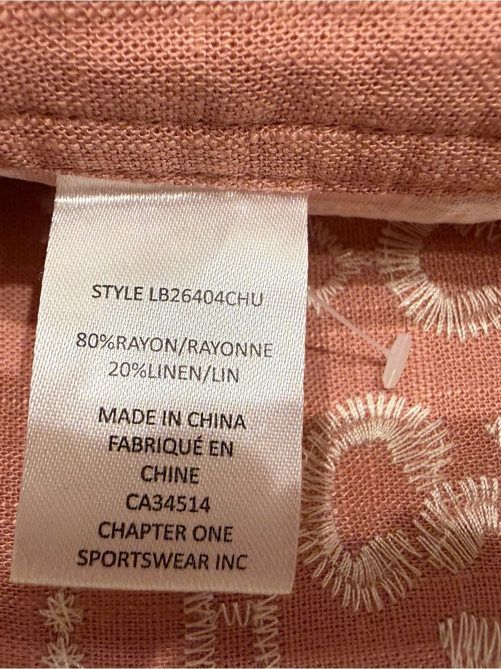 Joie Dusty Rose Linen / Rayon Pants - NEW WITH TAGS - Picture 7 of 9
